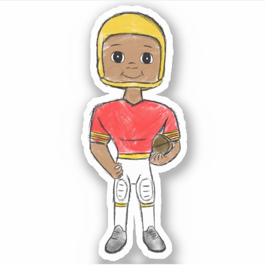 Vintager Retrospieler Aufkleber (Vorderseite)