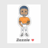 Vintager Retrospieler Aufkleber (Blatt)