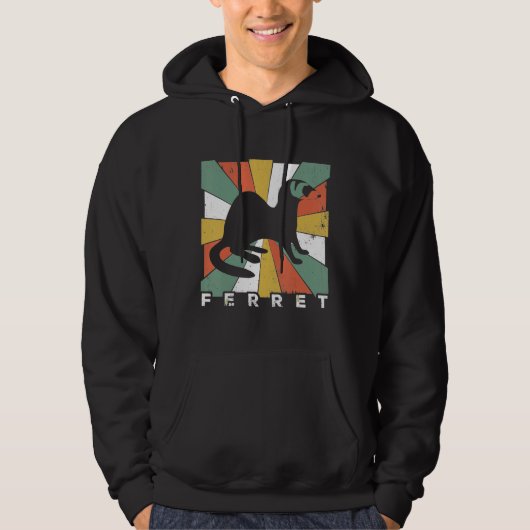 Vintager Retrostil Hoodie (Vorderseite)