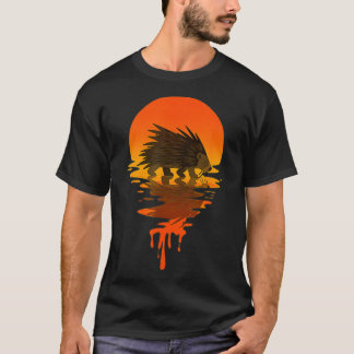 Vintager Retrostil Porcupine T-Shirt