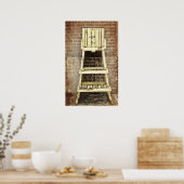 Vintager Rettungsschwimmer Poster (Küche)