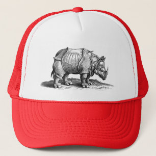 Vintager Rhino - Dürers Nashorn Truckerkappe