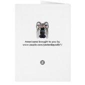 Vintager Riesen-Tintenfisch oder Oktopus, Meeresti (Hinten)