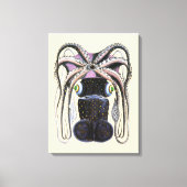 Vintager Riesen-Tintenfisch oder Oktopus, Meeresti Leinwanddruck (Vorderseite)