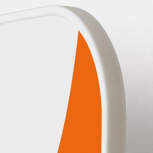 Vintager Riesenkreis mit Namen Pickleball Schläger (Linke Seite)