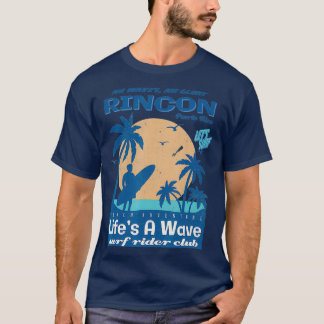 Vintager Rincon Puerto Rico Surf Ristorante Al Pen T-Shirt