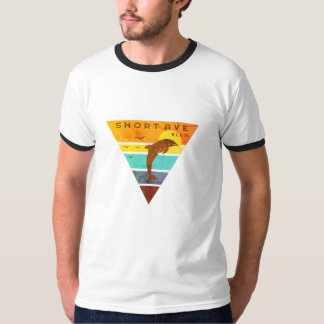 Vintager Ringer-T - Shirt ausgeblendet
