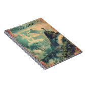 Vintager Rio de Janeiro Reise Jesus Statue Notizblock (Rechte Seite)