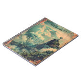 Vintager Rio de Janeiro Reise Jesus Statue Notizblock (Linke Seite)