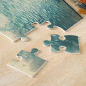 Vintager Riverwalk im Herbstpuzzle Puzzle (Seite)