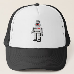 Vintager Roboter Truckerkappe