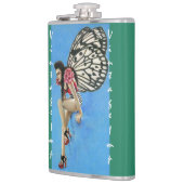 Vintager Rockabilly-Imp-Wrapped-Flask Flachmann (Links)