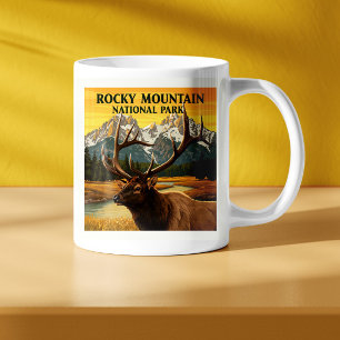 Vintager Rocky Mountain Nationalpark Kaffeetasse