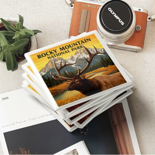 Vintager Rocky Mountain Nationalpark Magnet