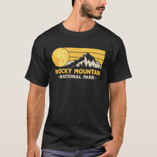 Vintager Rocky Mountain Nationalpark Montana T-Shirt