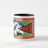 Vintager Rodchencko Konstruktivisten-sowjetische Tasse (Zentrum)