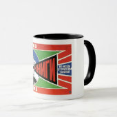 Vintager Rodchencko Konstruktivisten-sowjetische Tasse (VorderseiteRechts)