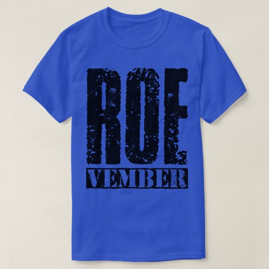 Vintager Roevember-Text T-Shirt (Design vorne)