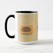 Vintager Rohr-Radio-Kollektor Tasse (Links)