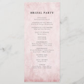 Vintager Rokoko-Bibliothek Buch Romantisches Mauve Programm (Rückseite)