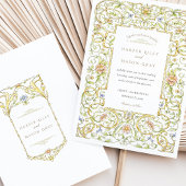 Vintager Rokoko Einladung