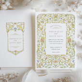 Vintager Rokoko Einladung