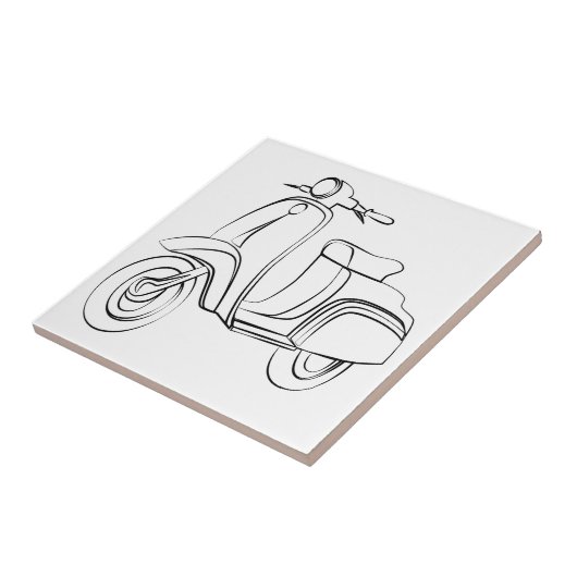 Vintager Roller Fliese (Seite)