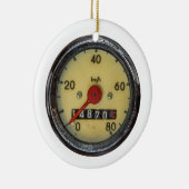 Vintager Roller-Geschwindigkeitsmesser Keramikornament (Rechts)