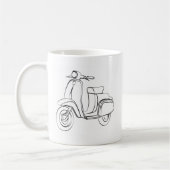 Vintager Roller Kaffeetasse (Links)