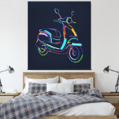 Vintager Roller Leinwanddruck (Insitu (Schlafzimmer))