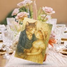 Vintager romantischer Katzenstolz und Vorurteil zu
