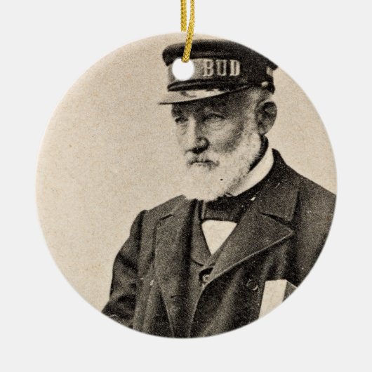 Vintager romantischer Postbote Keramik Ornament (Vorne)