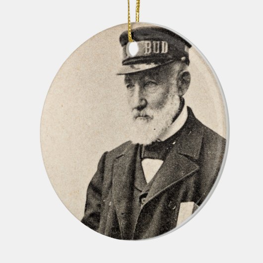 Vintager romantischer Postbote Keramik Ornament (Links)