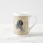 Vintager Romany-Sinti und Romalastwagen Porzellantasse (Rechts)