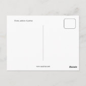 Vintager römischer Aquarellpalast Postkarte (Rückseite)