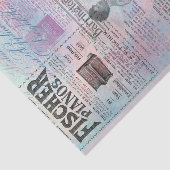 Vintager rosa Katalog Seidenpapier (Ausschnitt)