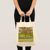 Vintager Rosa-Pfirsichbaum Dank Taschen (Vorderseite (Produkt))