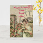 Vintager Rosen-Sammler Karte (Gelbe Blume)