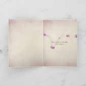 Vintager Rosenbukett Karte (Innenseite)