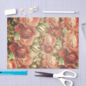 Vintager RosenGrunge Seidenpapier (Handwerk)