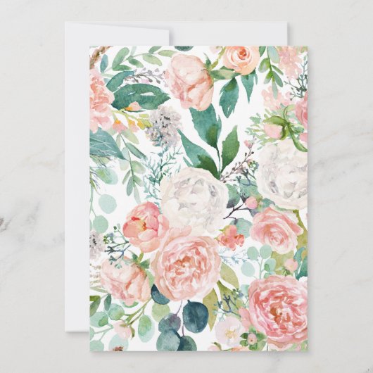 Vintager Rosenring Save the Date (Rückseite)