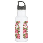 Vintager Rosenrosen Trinkflasche (Rückseite)