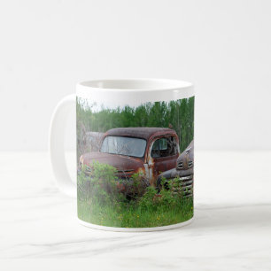 Vintager rostfreier LKW-Patrone Kaffeetasse
