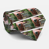 Vintager rostiger GMC LKW Krawatte (Gerollt)