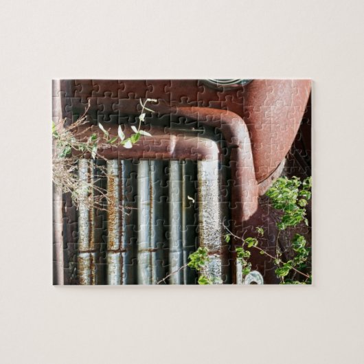 Vintager rostiger GMC LKW Puzzle (Horizontal)