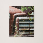 Vintager rostiger GMC LKW Puzzle (Vertikal)