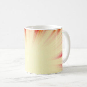 Vintager Rot-Gelb-Sonnenbrand Kaffeetasse