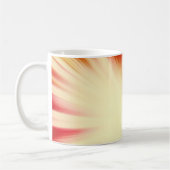 Vintager Rot-Gelb-Sonnenbrand Kaffeetasse (Links)