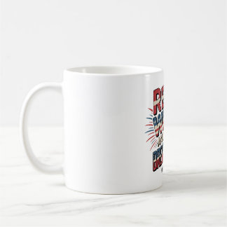 Vintager Rot-Weiß-Stil Kaffeetasse