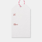 Vintager roter Farm Truck Roter Stall Geschenkanhänger (Rückseite)